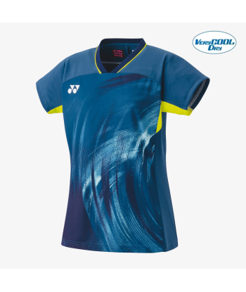 Yonex Women's Crew Neck Tournament Shirt 20769NSK (Night Sky) Faites des économies