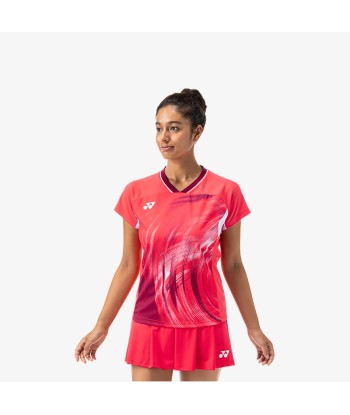 Yonex Women's Crew Neck Tournament Shirt 20769PR (Pearl Red) Amélioration de cerveau avec