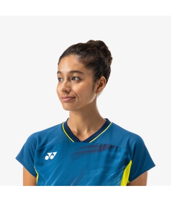 Yonex Women's Crew Neck Tournament Shirt 20769NSK (Night Sky) Faites des économies