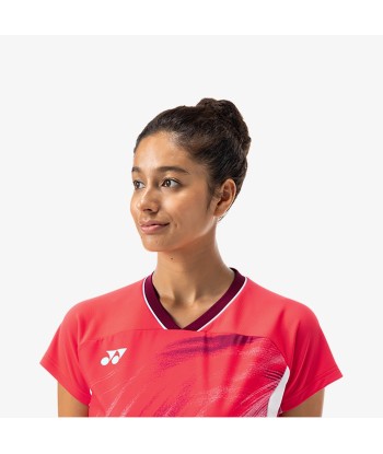 Yonex Women's Crew Neck Tournament Shirt 20769PR (Pearl Red) Amélioration de cerveau avec