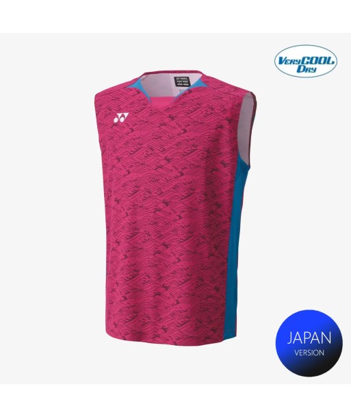 Yonex Men's Very Cool Dry Sleeveless Tournament Shirts 10614 (Grape) Le MVP de beaucoup