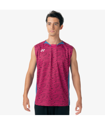 Yonex Men's Very Cool Dry Sleeveless Tournament Shirts 10614 (Grape) Le MVP de beaucoup