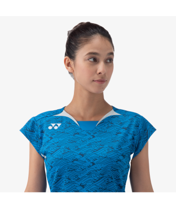 Yonex Women's Tournament Shirts 20822 (Blue) Comparez et commandez 