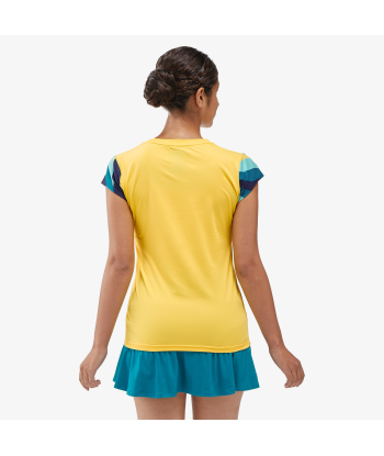 Yonex Women's Crew Neck Shirt 20754 (Soft Yellow) est présent 