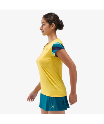 Yonex Women's Crew Neck Shirt 20754 (Soft Yellow) est présent 