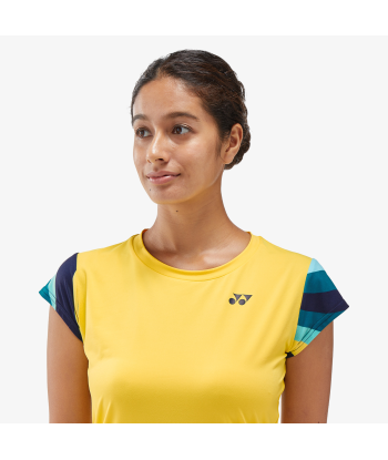 Yonex Women's Crew Neck Shirt 20754 (Soft Yellow) est présent 