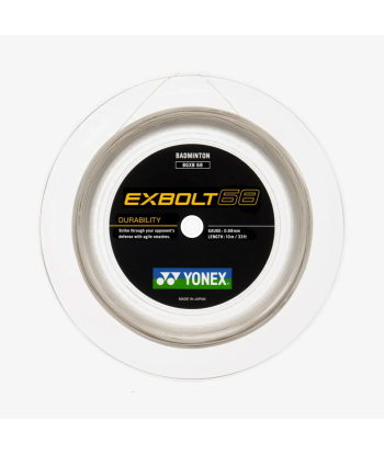 Yonex Exbolt 68 200m Badminton String (White) JUSQU'A -70%! 