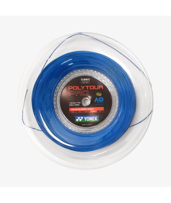 Yonex Polytour Pro 120 / 17 200m Tennis String Reel (Blue) pas cher 