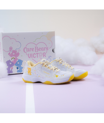 Victor x Care Bears Junior Court Shoes A-CBCJR AE (White/Bright Yellow) de votre