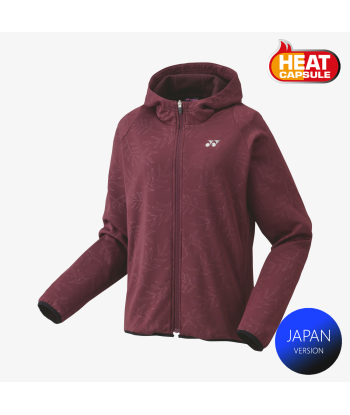 Yonex Women's Knitted Warm-Up Hoodie 58112 (Dark Wine) vous aussi creer 