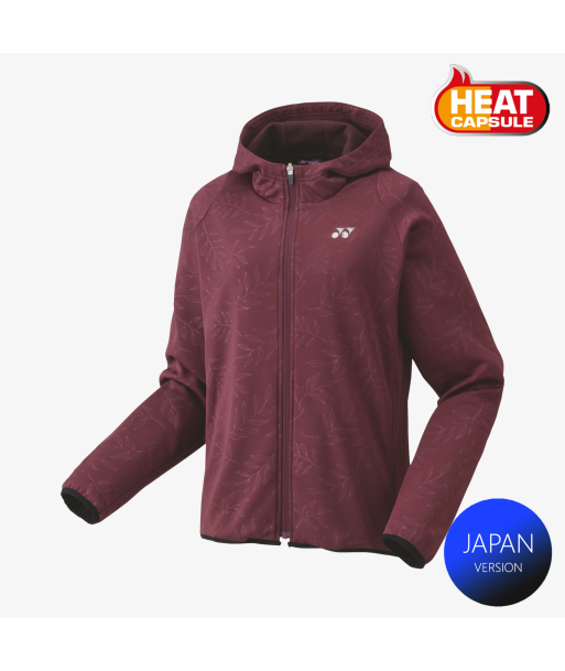 Yonex Women's Knitted Warm-Up Hoodie 58112 (Dark Wine) vous aussi creer 