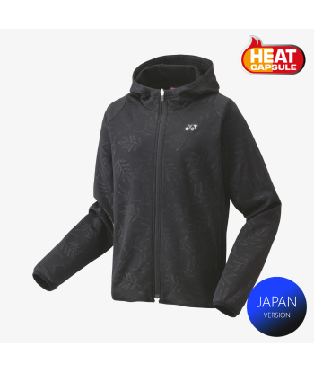 Yonex Women's Knitted Warm-Up Hoodie 58112 (Black) Dans la société mordern