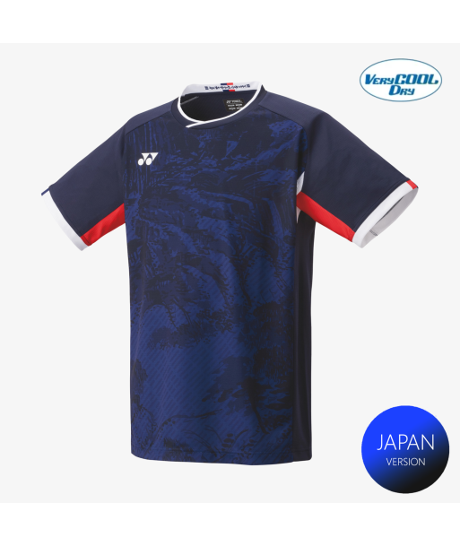 Yonex Men's Game Shirts 10593 (Navy Blue) pas cher