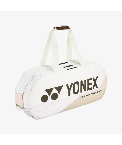 Yonex BA92431WSB (Sand Beige) 6pk Pro Tournament Badminton Tennis Racket Bag - PREORDER à prix réduit toute l'année