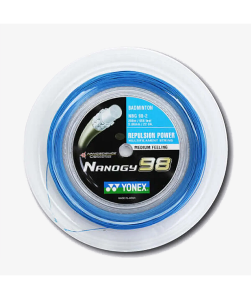 Yonex Nanogy 98 200m Badminton String (Blue) Economisez 