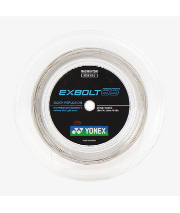 Yonex Exbolt 65 200m Badminton String (White) prix pour 