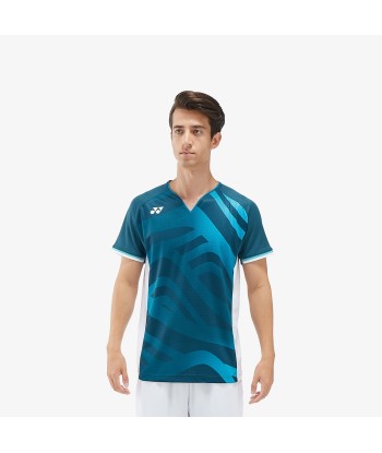 Yonex Men's Crew Neck Tournament Shirt 10566NSK (Night Sky) Profitez des Offres !