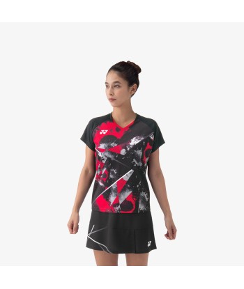 Yonex Women's Crew Neck Tournament Shirt 20771BK (Black) Economisez 