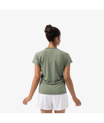 Yonex Women's Crew Neck Tournament Shirt 20769LOL (Light Olive) destockage