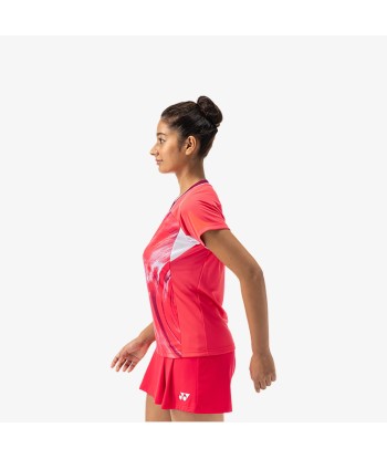 Yonex Women's Crew Neck Tournament Shirt 20769PR (Pearl Red) Le MVP de beaucoup