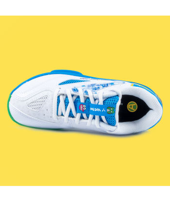 Victor x Crayon Shin Chan Junior Badminton Shoes A39JRCS AF (White /Blue) l'évolution des habitudes 