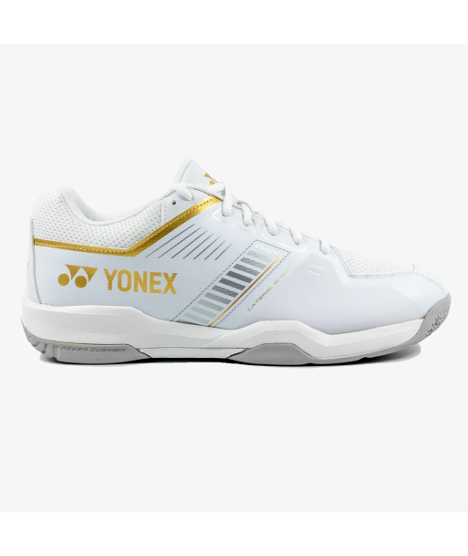 Yonex Strider Wide (White/Gold) Court Shoe de votre