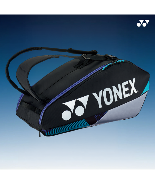 Yonex BAG92426BKS (Black/Silver) 6pk Pro Badminton Tennis Racket Bag pas cher