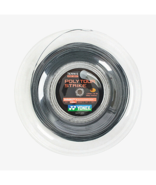 Yonex Polytour Pro 125 / 16L 200m Tennis String Reel (Iron Gray) en ligne