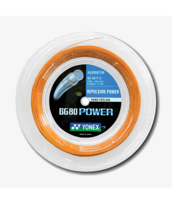 Yonex BG 80 Power 200m String (Bright Orange) le concept de la Pate a emporter 